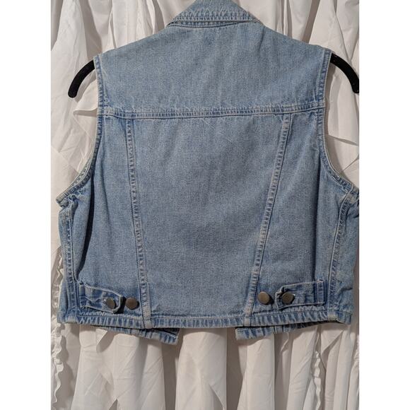 VTG Sasson Jeans Denim Vest | Women's Medium | 1970s 1980s Retro - Picture 4 of 10